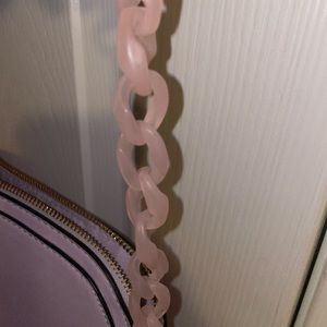 Pink crossbody purse